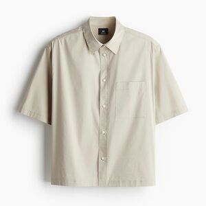 *NEW* Oversized Short-Sleeved Button Down Shirt